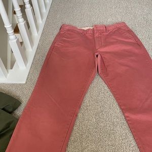 J crew mens chinos. Excellent condition. Salmon color